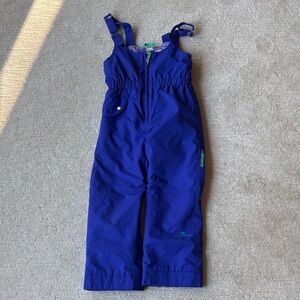 Girls obermeyer ski / snow  bib size 7